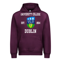 Mauve Wine university college dublin Urban Hoodie - artisFamous