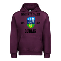 Mauve Wine university college dublin Urban Hoodie - artisFamous