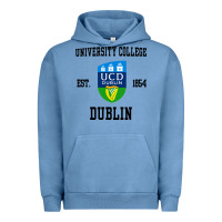 Pigment Pebble Blue university college dublin Urban Hoodie - artisFamous