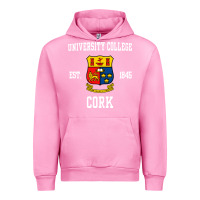 Fuchsia Pink university college cork Urban Hoodie - artisFamous