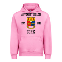 Fuchsia Pink university college cork Urban Hoodie - artisFamous