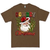 Cacao cowboy christmas western cactus Premium Tee - CowGirlArtShop