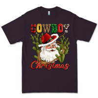 Plum cowboy christmas western cactus Premium Tee - CowGirlArtShop