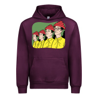 Mauve Wine Devo Urban Hoodie - artisFamous