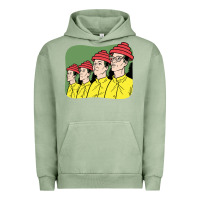 Pigment Oil Green Devo Urban Hoodie - artisFamous