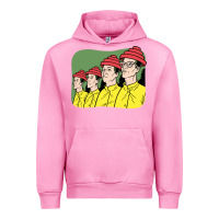 Fuchsia Pink Devo Urban Hoodie - artisFamous
