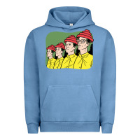 Pigment Pebble Blue Devo Urban Hoodie - artisFamous