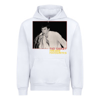 White Fad Gadget Fireside Favourites Urban Hoodie - artisFamous