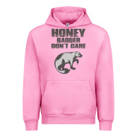 Fuchsia Pink honey badger dont care Urban Hoodie - artisFamous