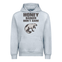 Heather Grey honey badger dont care Urban Hoodie - artisFamous