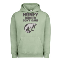 Pigment Oil Green honey badger dont care Urban Hoodie - artisFamous