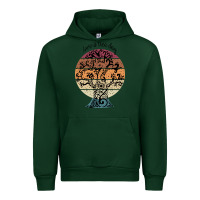 Forest Green National love a tree day Urban Hoodie - artisFamous