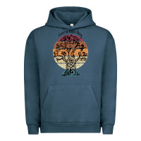 Pigment Midnight Navy National love a tree day Urban Hoodie - artisFamous