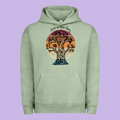 National Love A Tree Day Urban Hoodie Designed By Artisfamous