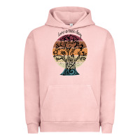 Pigment Salmon National love a tree day Urban Hoodie - artisFamous
