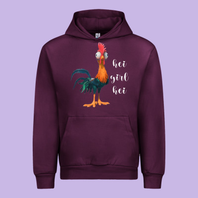 Hei Girl Urban Hoodie Designed By Artisfamous