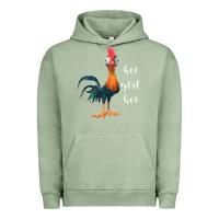 Pigment Oil Green hei girl Urban Hoodie - artisFamous