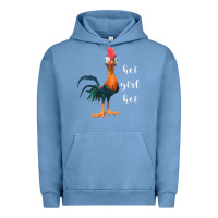 Pigment Pebble Blue hei girl Urban Hoodie - artisFamous
