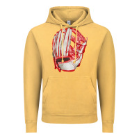 Vintage Mustard Catchers Mitt Fa Element Vintage Hoodie - FaDigitalArtStudio