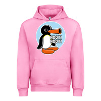 Fuchsia Pink noot noot funny Urban Hoodie - artisFamous
