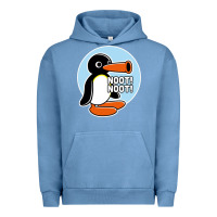 Pigment Pebble Blue noot noot funny Urban Hoodie - artisFamous