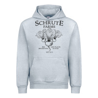 Heather Grey Schrute Farms - The Office Urban Hoodie - artisFamous