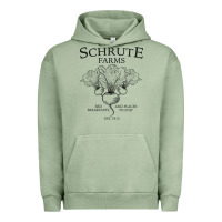 Pigment Oil Green Schrute Farms - The Office Urban Hoodie - artisFamous