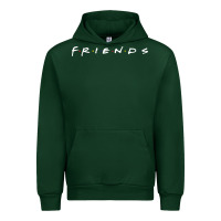 Forest Green Friends Urban Hoodie - artisFamous