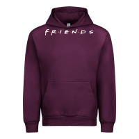 Mauve Wine Friends Urban Hoodie - artisFamous