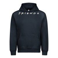 Navy Friends Urban Hoodie - artisFamous