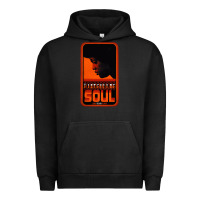 Pigment Black Fist Full Of Soul Long Record Player Urban Hoodie - artisFamous