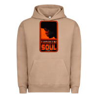 Pigment Burro Fist Full Of Soul Long Record Player Urban Hoodie - artisFamous