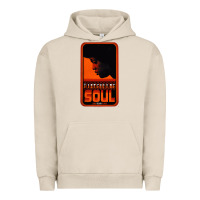 Pigment French Oak Fist Full Of Soul Long Record Player Urban Hoodie - artisFamous