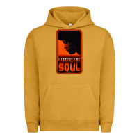 Pigment Peanut Butter Fist Full Of Soul Long Record Player Urban Hoodie - artisFamous