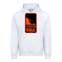 White Fist Full Of Soul Long Record Player Urban Hoodie - artisFamous