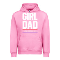 Fuchsia Pink Girl Dad A True American Hero - Fathers Day Gift Urban Hoodie - artisFamous