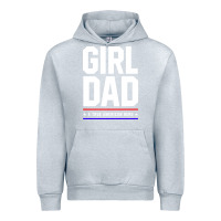 Heather Grey Girl Dad A True American Hero - Fathers Day Gift Urban Hoodie - artisFamous