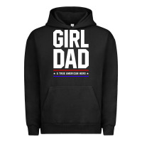 Pigment Black Girl Dad A True American Hero - Fathers Day Gift Urban Hoodie - artisFamous
