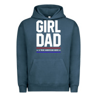 Girl Dad A True American Hero - Fathers Day Gift Urban Hoodie | Teevron