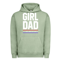Pigment Oil Green Girl Dad A True American Hero - Fathers Day Gift Urban Hoodie - artisFamous