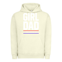 Pigment Pistachio Girl Dad A True American Hero - Fathers Day Gift Urban Hoodie - artisFamous