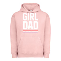 Pigment Salmon Girl Dad A True American Hero - Fathers Day Gift Urban Hoodie - artisFamous