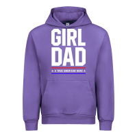 Tulip Girl Dad A True American Hero - Fathers Day Gift Urban Hoodie - artisFamous