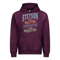 Mauve Wine Stetson Personalized Name Birthday Gift Urban Hoodie - artisFamous