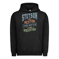 Pigment Black Stetson Personalized Name Birthday Gift Urban Hoodie - artisFamous