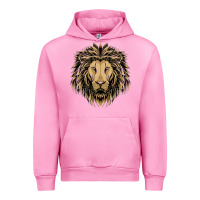 Fuchsia Pink Lion t-shirt  designs Urban Hoodie - artisFamous