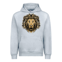Heather Grey Lion t-shirt  designs Urban Hoodie - artisFamous