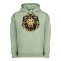 Pigment Oil Green Lion t-shirt  designs Urban Hoodie - artisFamous