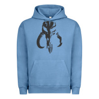 Pigment Pebble Blue This is the way Urban Hoodie - artisFamous