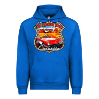 Cobalt CLASSIC CARS ROUTE 66 Urban Hoodie - artisFamous